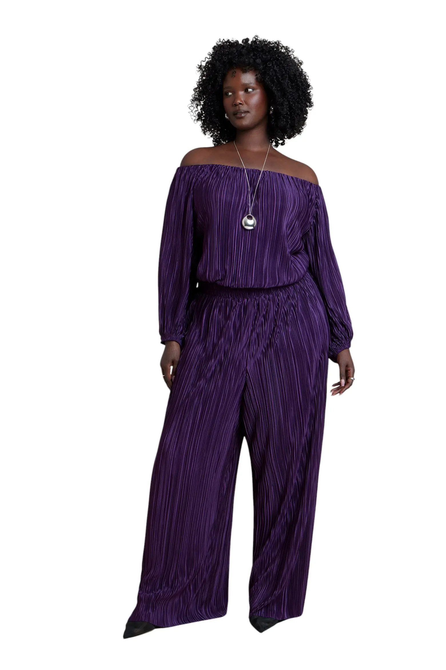 Off The Shoulder Plisse Jumpsuit (Women) | Nordstrom | Nordstrom