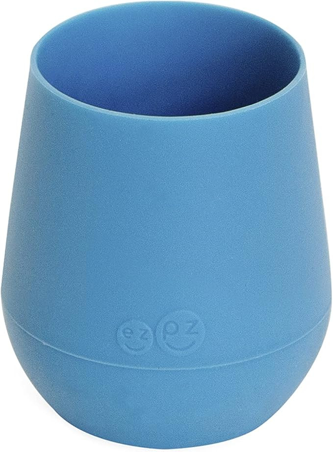 ezpz Tiny Cup (Blue) - 100% Silicone Training Cup for Infants - Designed by a Pediatric Feeding S... | Amazon (US)