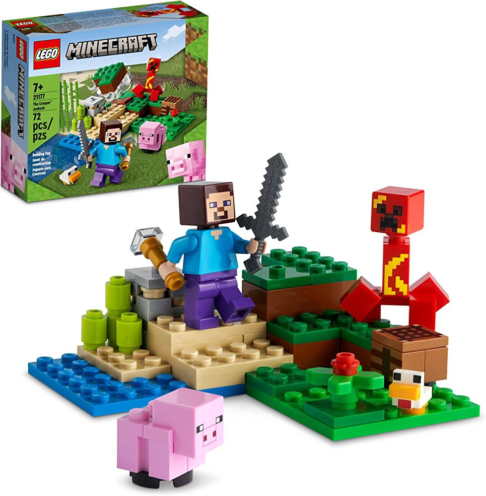 LEGO Minecraft The Creeper Ambush 21177 Building Kit; Gaming Adventure Playset; Fun, Creative Toy... | Amazon (US)