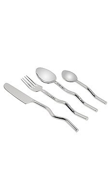 Wave Cutlery 4 Piece Set
                    
                    Fazeek | Revolve Clothing (Global)