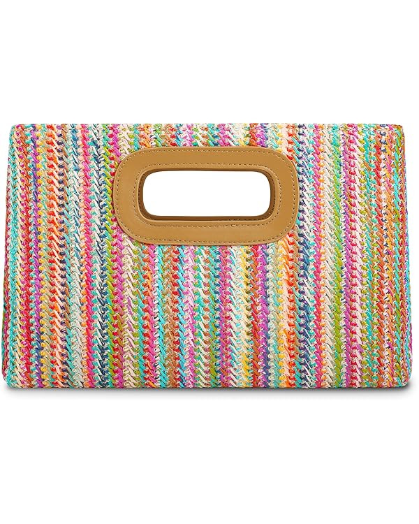 Top Handle Clutch Handbags for Women, Evening Handbag Shoulder Crossbody Purse with Gold Chain | Amazon (US)