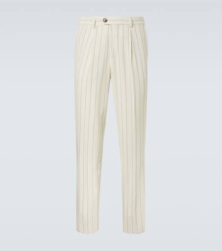Pinstripe virgin wool tapered pants | Mytheresa (US/CA)