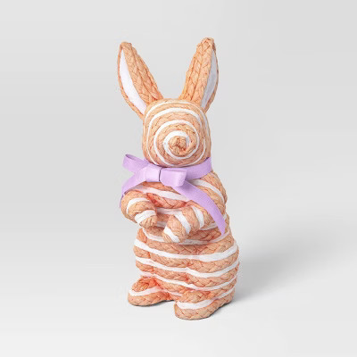 Woven Easter Bunny Pink and White - Threshold™ | Target