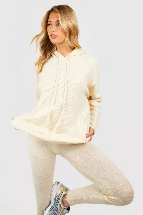 Soft Knit Hoodie Co-ord | Boohoo.com (UK & IE)