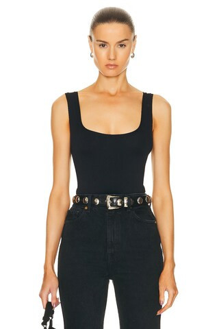 Eterne Tank Bodysuit in Black | FWRD 