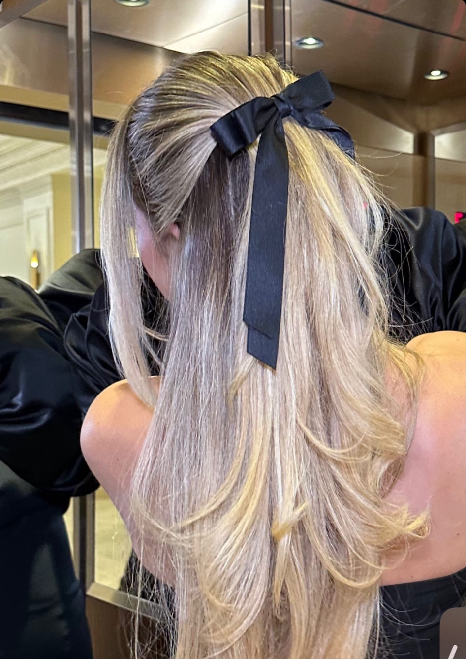 BOW 🎀 Black hair bow is currently only preorder but linked same in diff colors and similar style!

#LTKHoliday #LTKSeasonal #LTKfindsunder100
