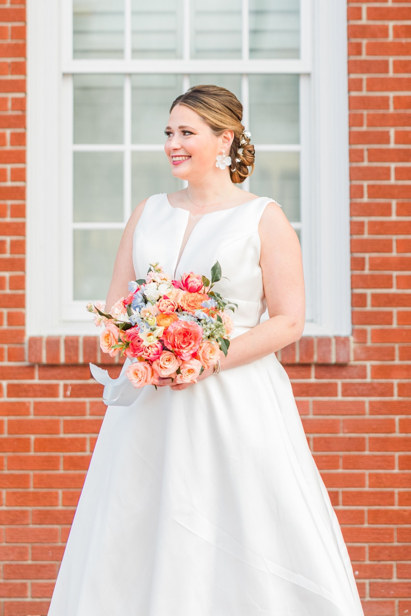 Shared all the details of my classic + elegant wedding dress on my blog today! 👰🏻‍♀️ 🤍 While I can’t link my wedding dress, I am linking my wedding day accessories + jewelry! 

#LTKWedding