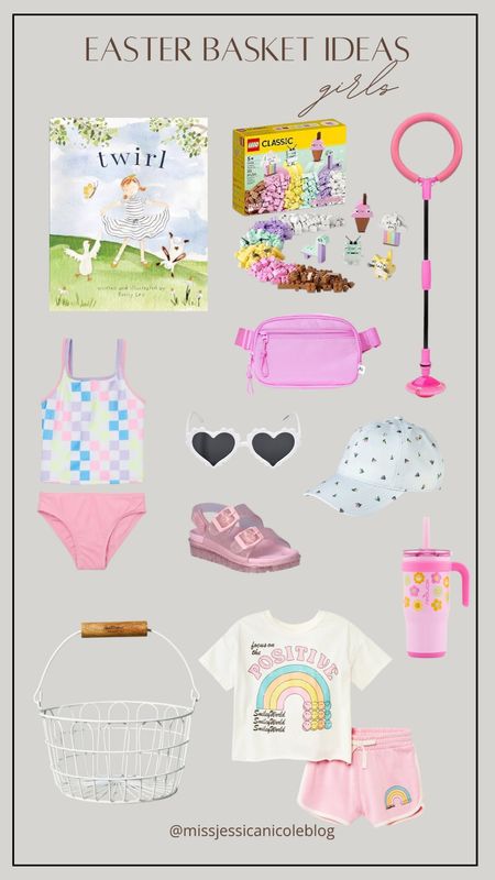 Girls Easter basket stuffer ideas, summer toys, summer finds, bathing suit, toddler and big girls 

#LTKkids #LTKSeasonal