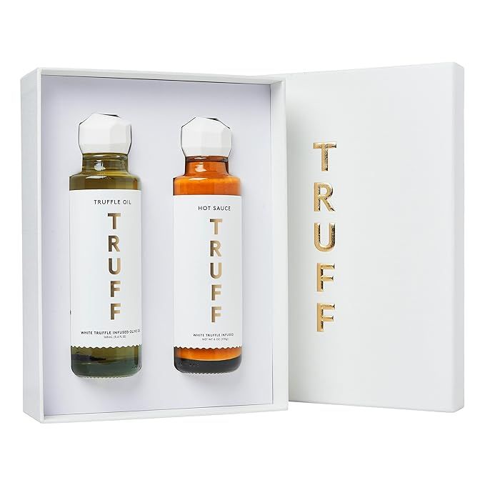 TRUFF White Truffle Gift Set, White Truffle Oil and Hot Sauce, Holiday 2-Pack | Amazon (US)