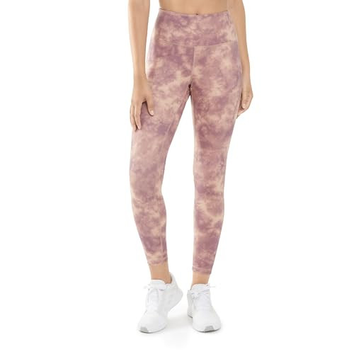 Danskin Women's Tonal Tie Dye Active Leggings, Pink Quarts Tonal, Small | Amazon (US)