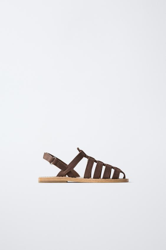 LEATHER FISHERMAN SANDALS | Zara US