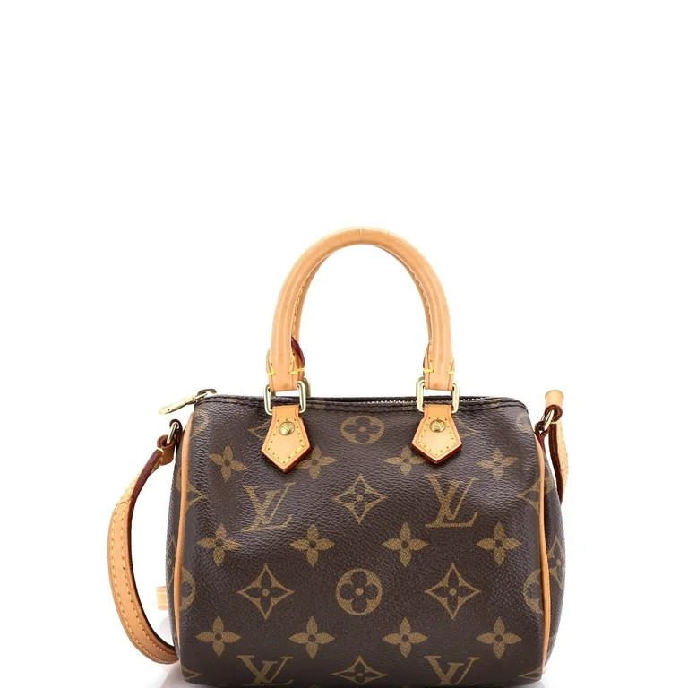 Pre-Owned Speedy Bandouliere Bag Monogram Canvas Nano By Rebag | Walmart (US)