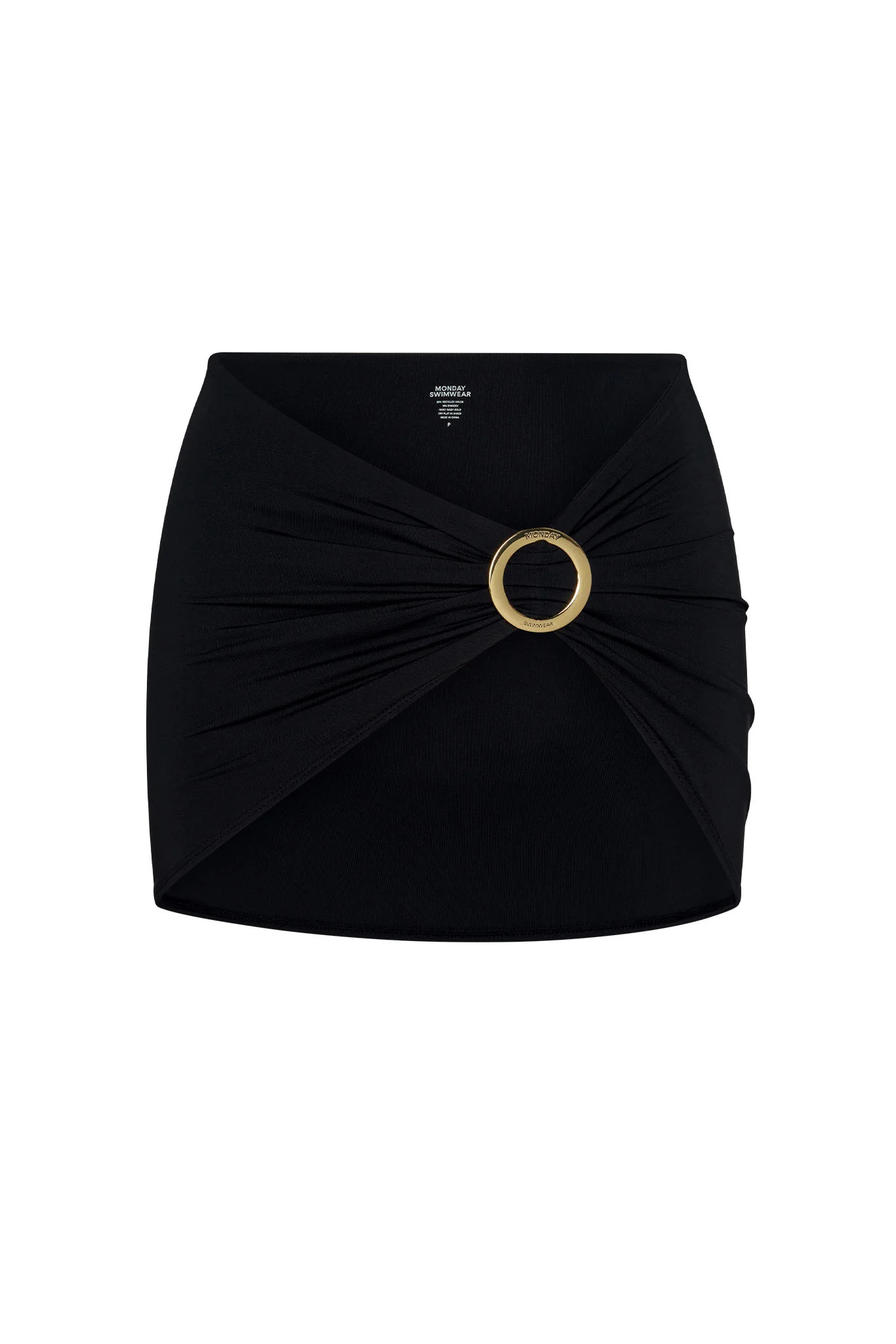 Jamaica Sarong - Black - Black / M | Monday Swimwear