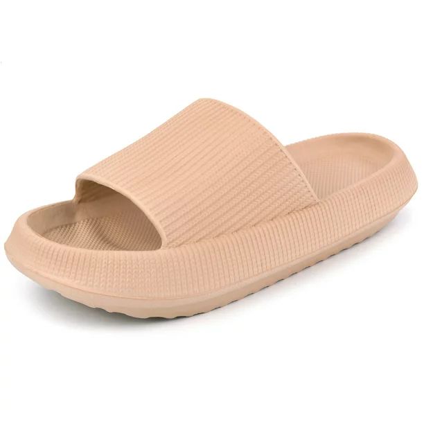 VONMAY Unisex Slides Sandals Soft Thick Sole Non-Slip Pillow Sandals | Walmart (US)