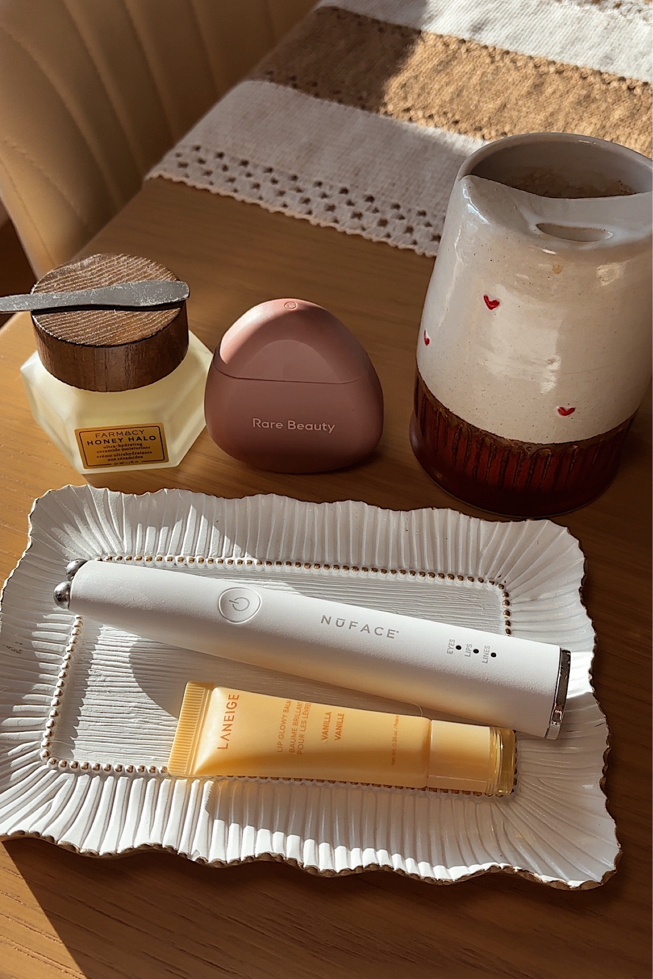 Morning beauty essentials 🤎

#skincare #beautyproducts

#LTKHome #LTKSaleAlert #LTKBeauty