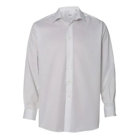 Calvin Klein Men's Non-Iron Micro Pincord Long Sleeve Dress Shirt (White, 2XL) | Walmart (US)