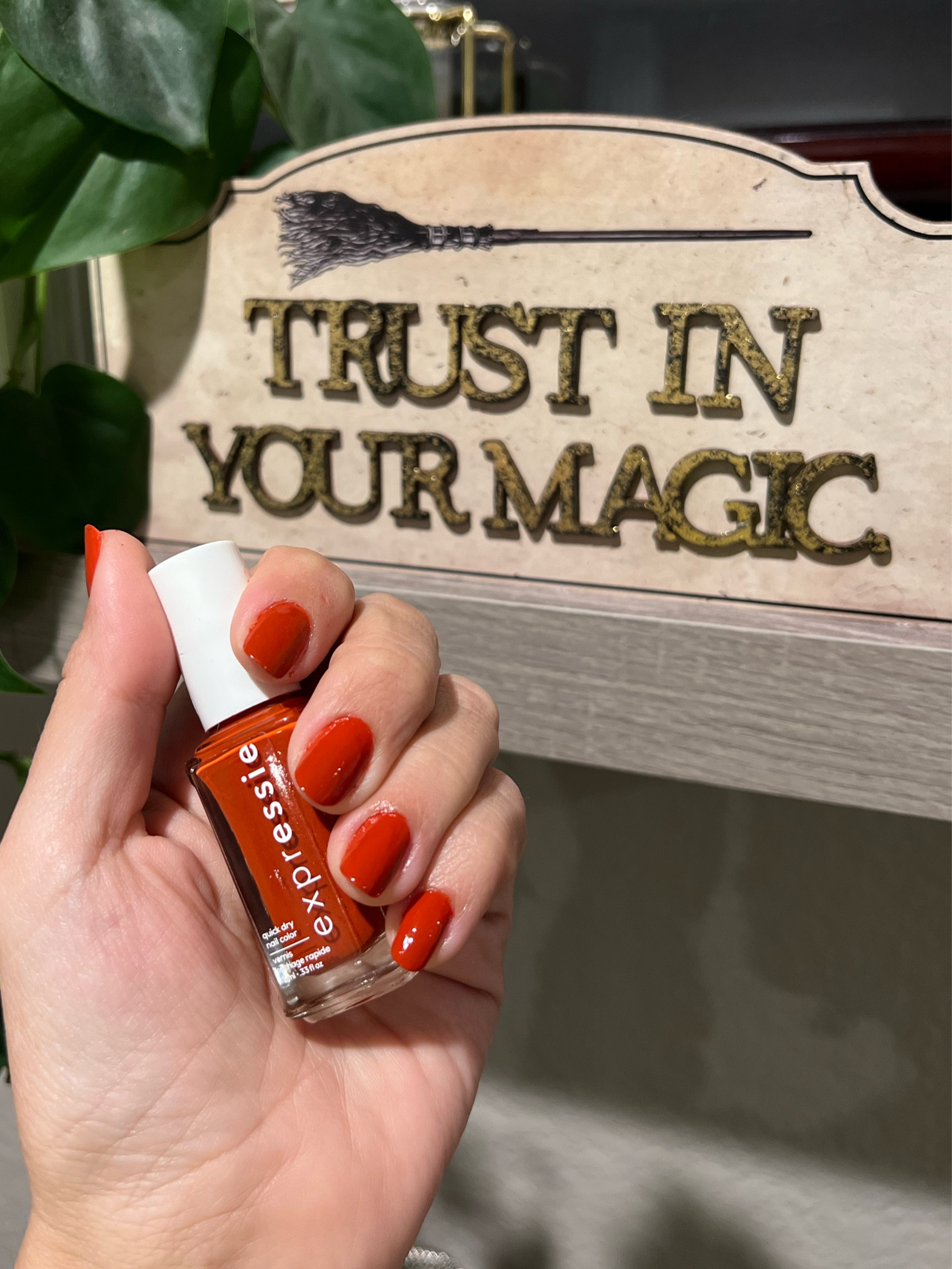 At home fall mani🖤

#LTKfindsunder50 #LTKSeasonal