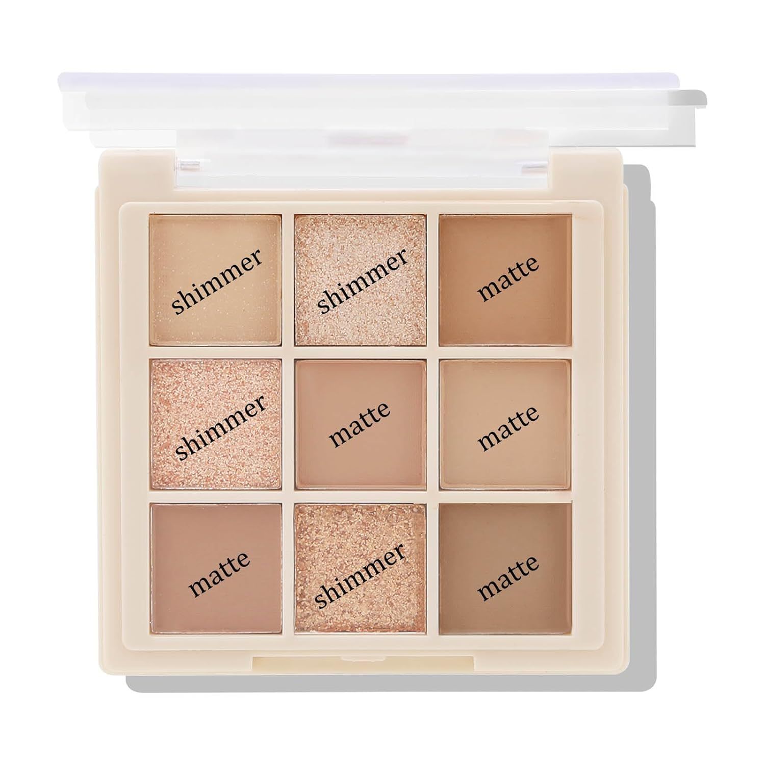 Boobeen Nude Eyeshadow Palette - Matte and Shimmer Makeup, Highly Pigmented Creamy Eye Shadow Pow... | Amazon (US)