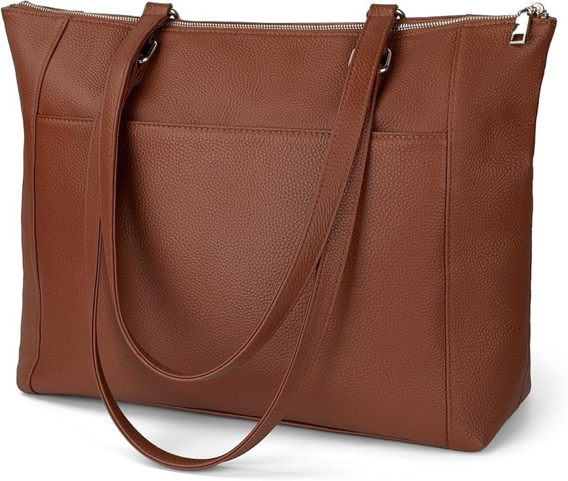 befen Genuine Leather Tote Bag for Women, Large Tote Bag for Women for Work Purses Satchel Handba... | Amazon (US)