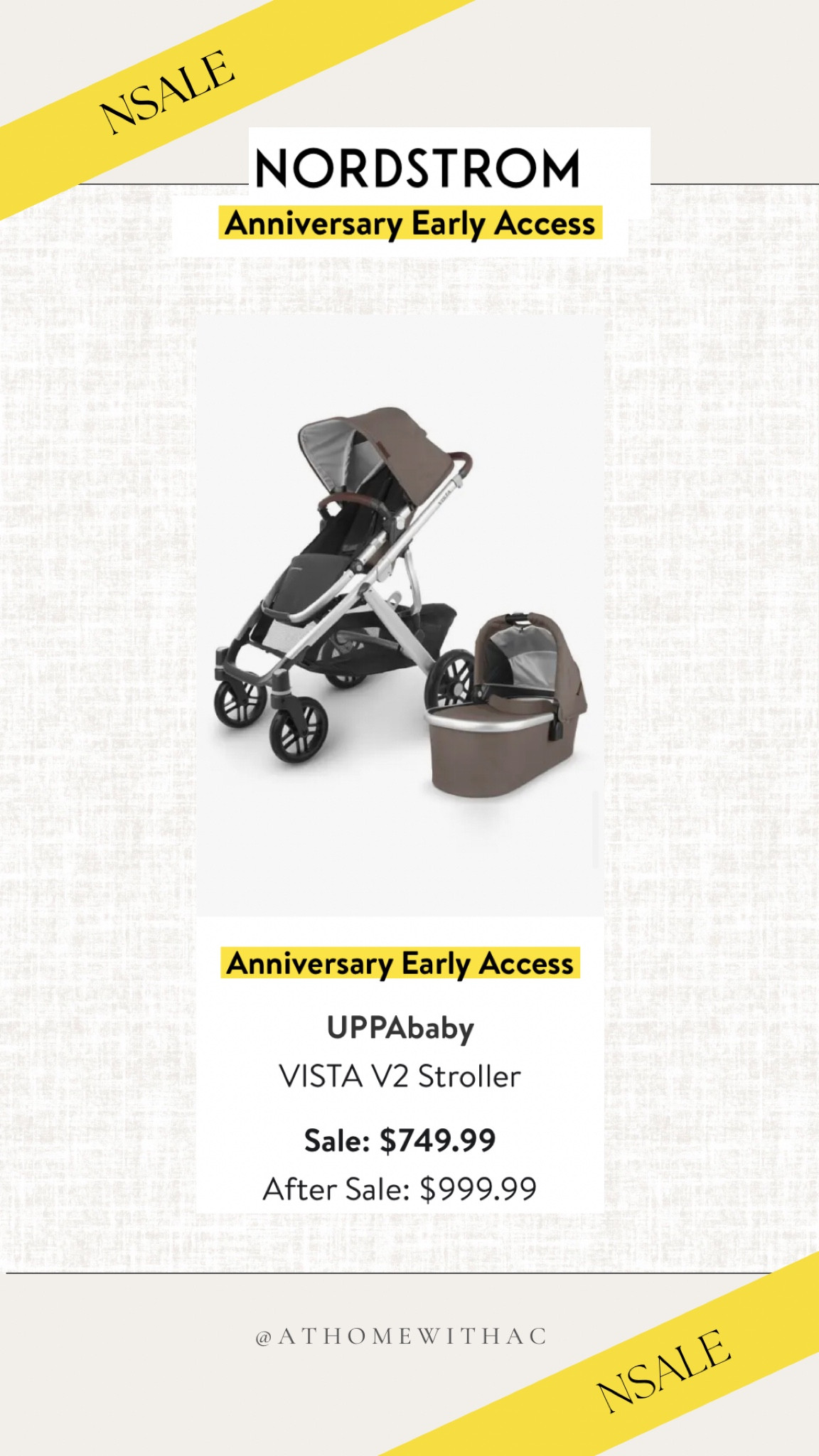 Uppababy vista V2 stroller and bassinet 

#LTKxNSale #LTKbaby #LTKFind