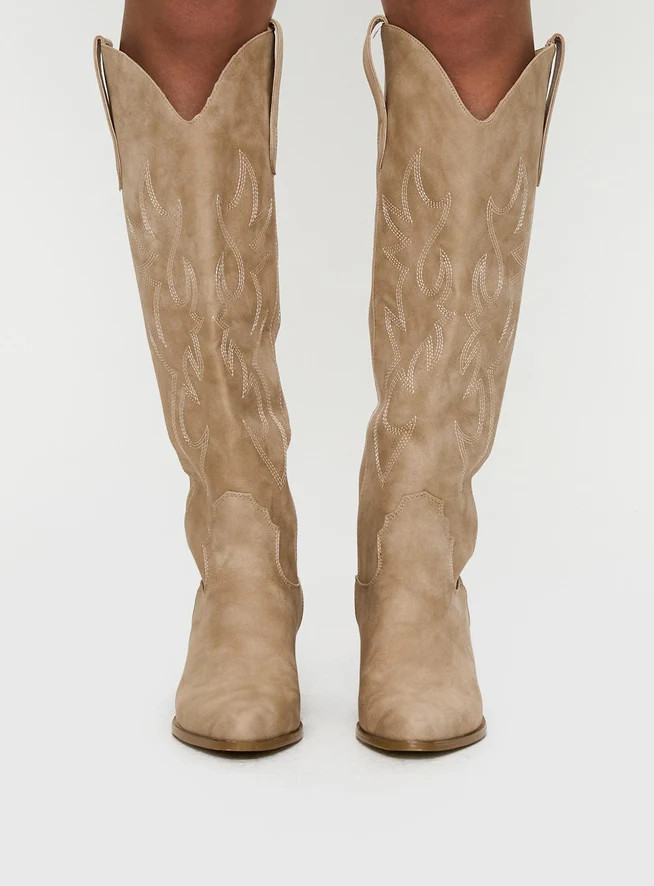 Billini Urson Boots Taupe | Princess Polly US