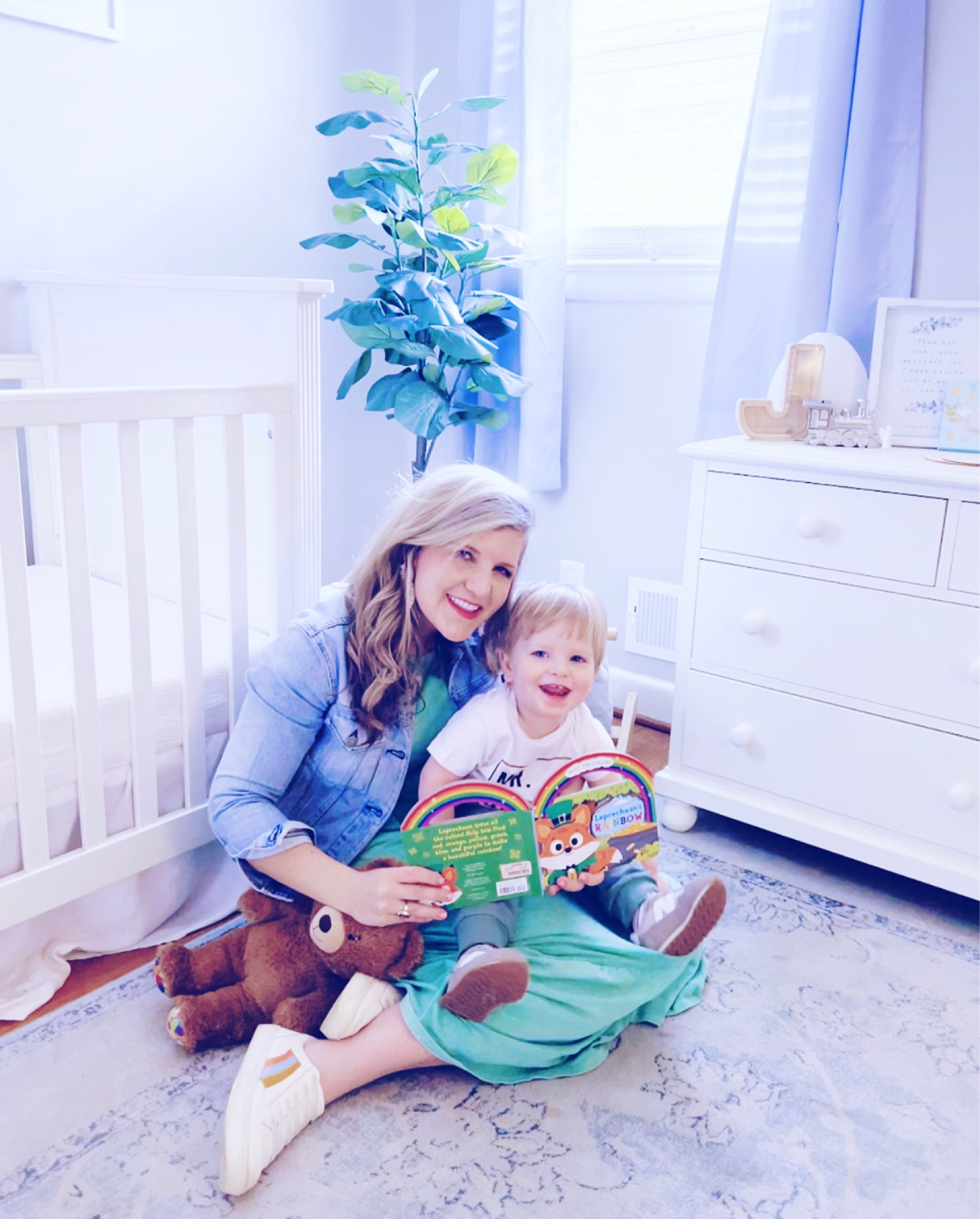 Happy St. Patrick’s Day from our little lucky charm 🍀 !!! I truly did ✨🌈 strike gold 🌈✨ and am the ✨luckiest✨ mama and wifey in the whole wide world to get to love and chase after dreams with my two lucky charms!! 💚🫶🏽 #happystpatricksday 

…

#emilysayswes #judsoncarpentermabry #twentyonemonthsold #twentyonemonthold #twentyonemontholdbaby #twentyonemontholdbabyboy #judsonmonthbymonth #sweetjudson #oursweetboy #oneyearold #oneyearoldbaby #oneyearoldbabyboy #oneyearoldboy #gratefulmotherhood #motherhoodblog #motherhoodblogger #mommyblogger #marchmemories #thesearethedays #stpatricksday #happysaintpatricksday #liketkit @shop.ltk

#LTKbaby #LTKSeasonal #LTKfamily