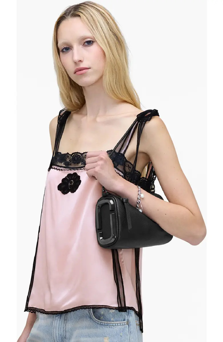 The Denim Suede Snapshot Shoulder Bag | Nordstrom