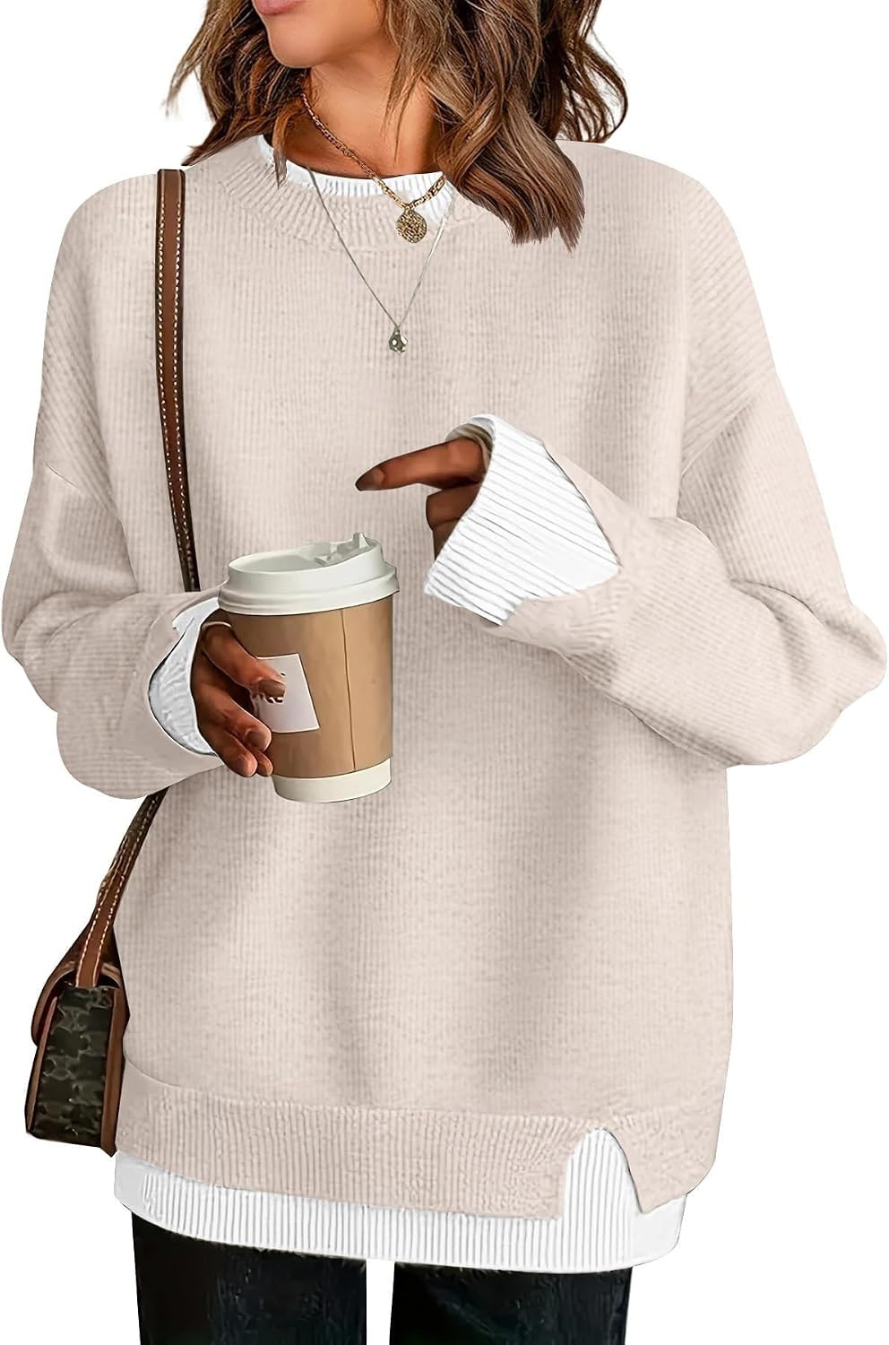 ETCYY Womens Sweaters School Teacher Outfits Oversized Fashion Fall Clothes | Amazon (US)