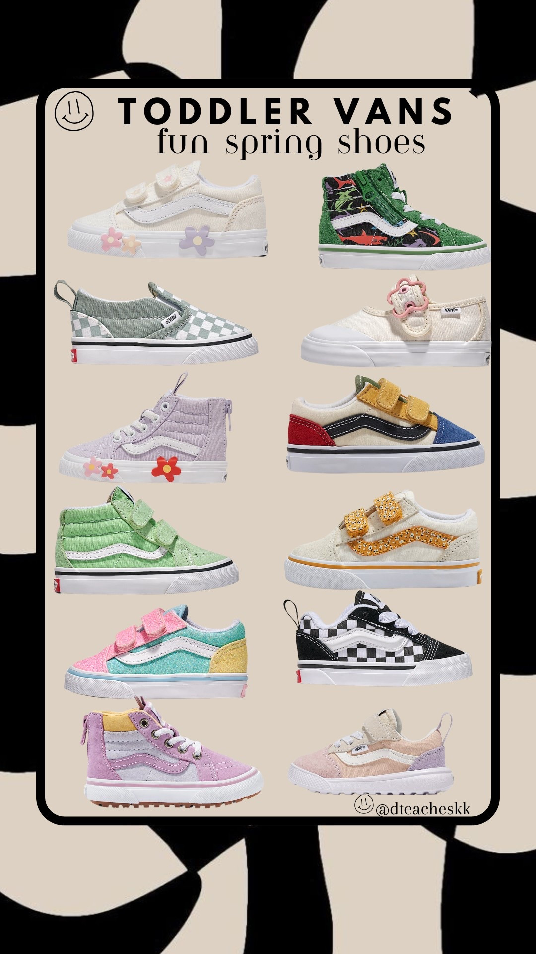 The cutest, fun & colorful toddler shoes for spring. I’m loving all the flowers for the girls! 

Vans // toddler shoes // spring finds // toddler boy // toddler girl // spring shoes // high tops // new shoes 

#LTKBaby #LTKKids #LTKShoeCrush