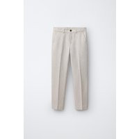 Zara - Cotton Linen Blend Suit Pants - Ecru - 11-12 Years (59,8 Inches) - Kids | Zara US