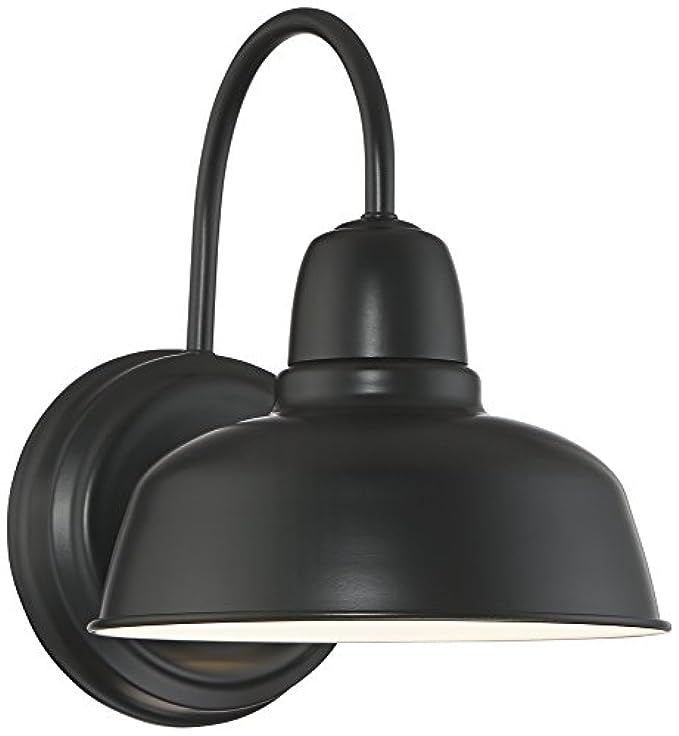 Urban Barn 11 1/4" High Black Indoor-Outdoor Wall Light | Amazon (US)