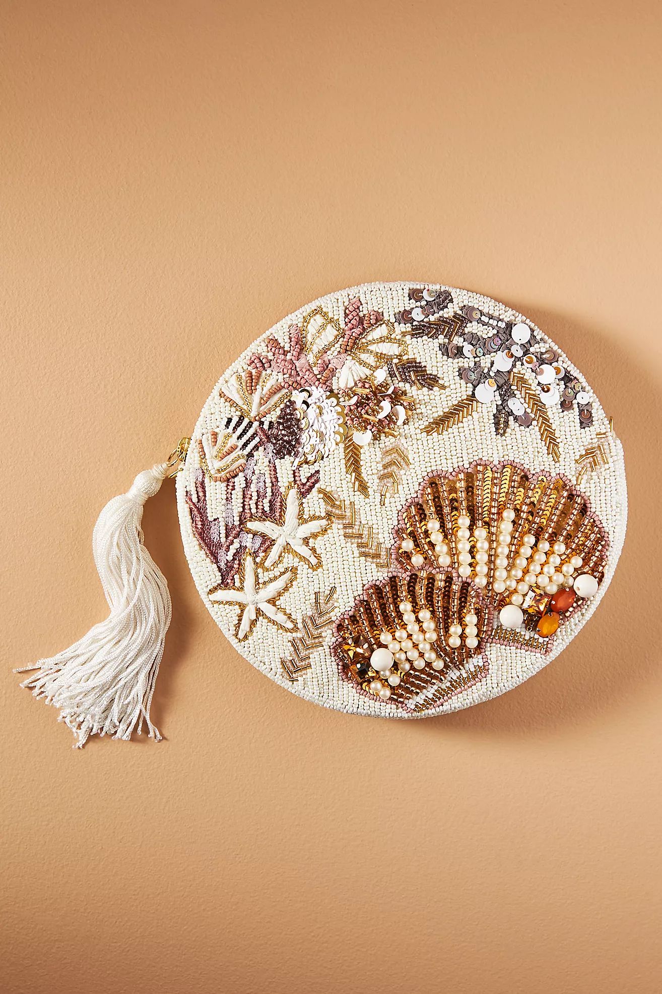 Under the Sea Beaded Pouch | Anthropologie (US)