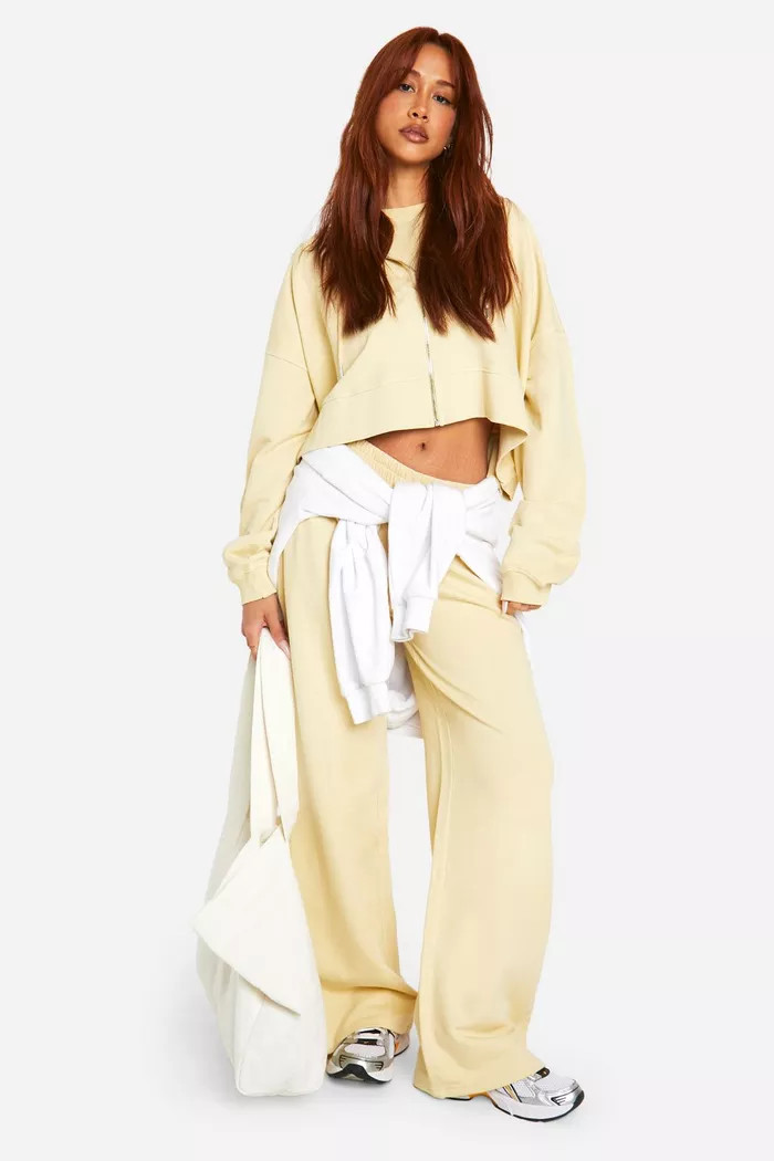 Premium Overdyed Straight Leg Jogger | Boohoo.com (UK & IE)