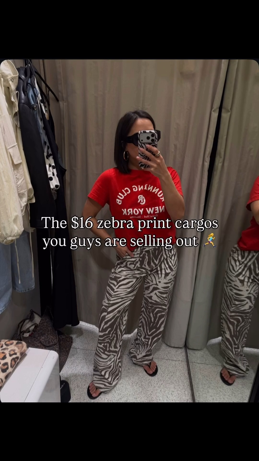 Posting again bc these $16 zebra print cargos are selling out!!I’m wearing a size XS. These are super stretchy with an elastic waistband in the back. They come in three different inseams, I’m wearing the short. Sizes XXS-4X, but sizes are limited. I love that they are available in different prints. The polka dot is sold out, but definitely save them for when they restock!!🖤

#LTKootd #LTKgrwm #LTKPetite