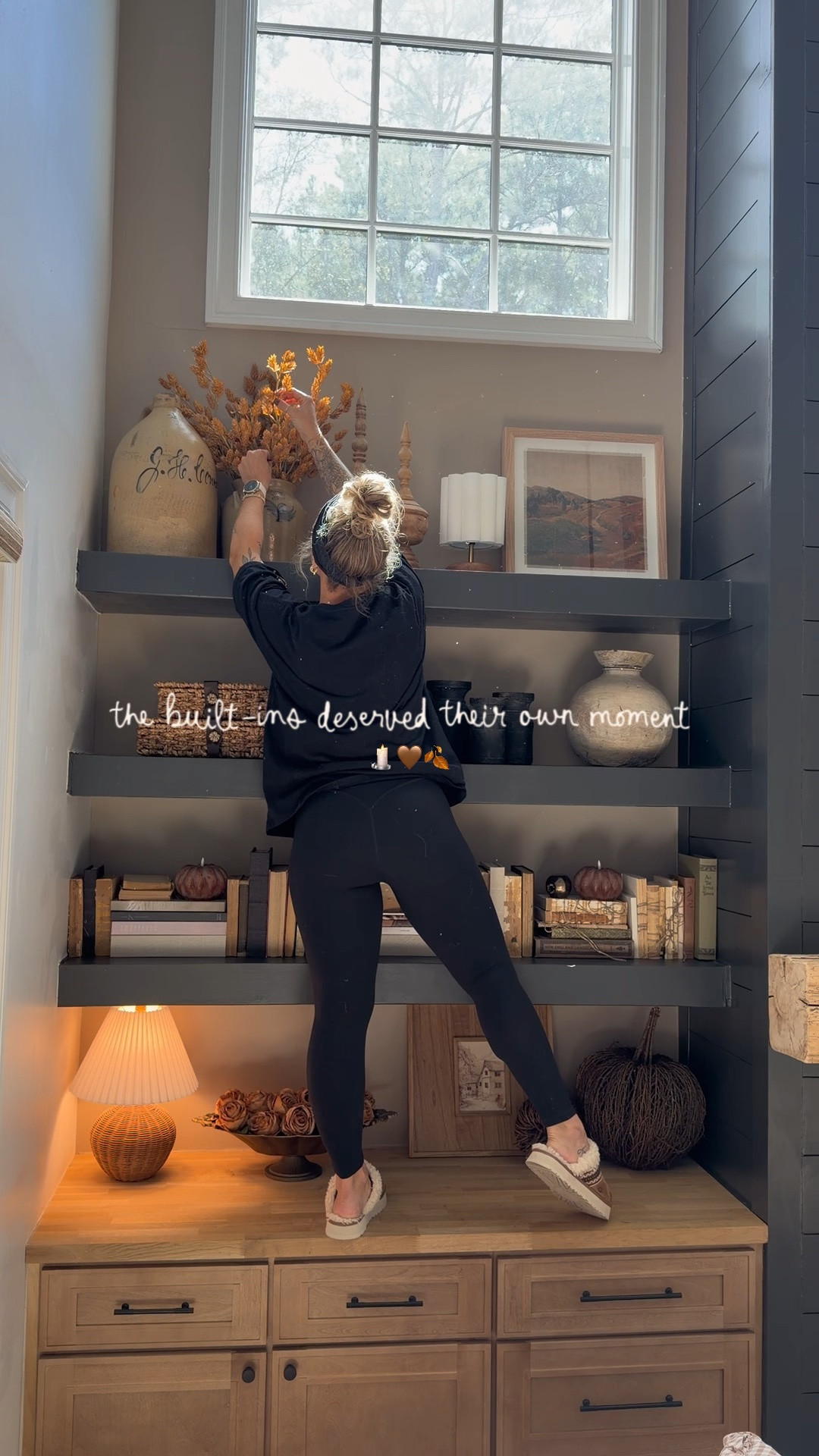 Fall built ins details 🍂🤎🕯️ tried to link as much as I could! Lots of old pieces, antiques, etc. 😌 Hope this gave some inspo! 

@Target @Walmart @Michaels @tjmaxx @Pottery Barn / Amazon home / cozy fall decor / living room built ins / Holley Gabrielle

#LTKHome #LTKSeasonal #LTKvlog