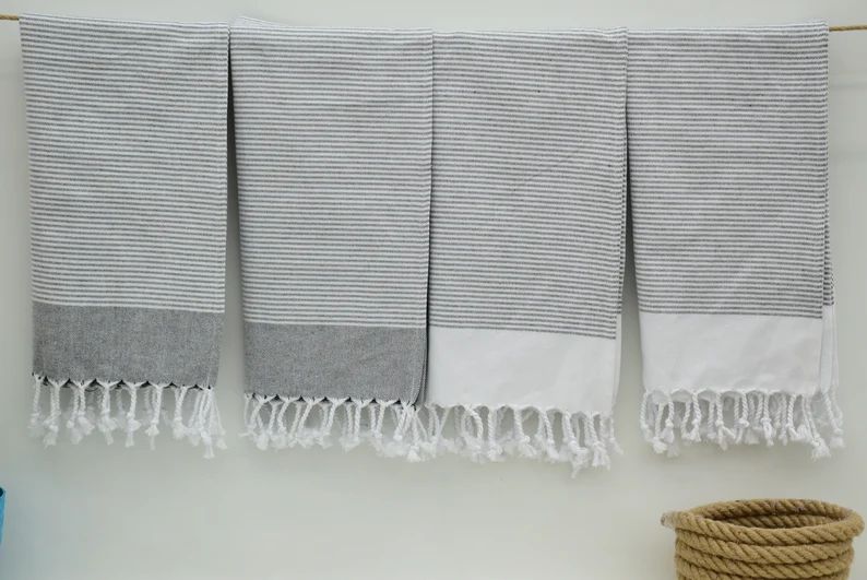 Striped Tea Towel, Turkish Hand Towel, Kitchen Towel, 18x40 Small Towel, Peshkir Towel, Head Towe... | Etsy (CAD)