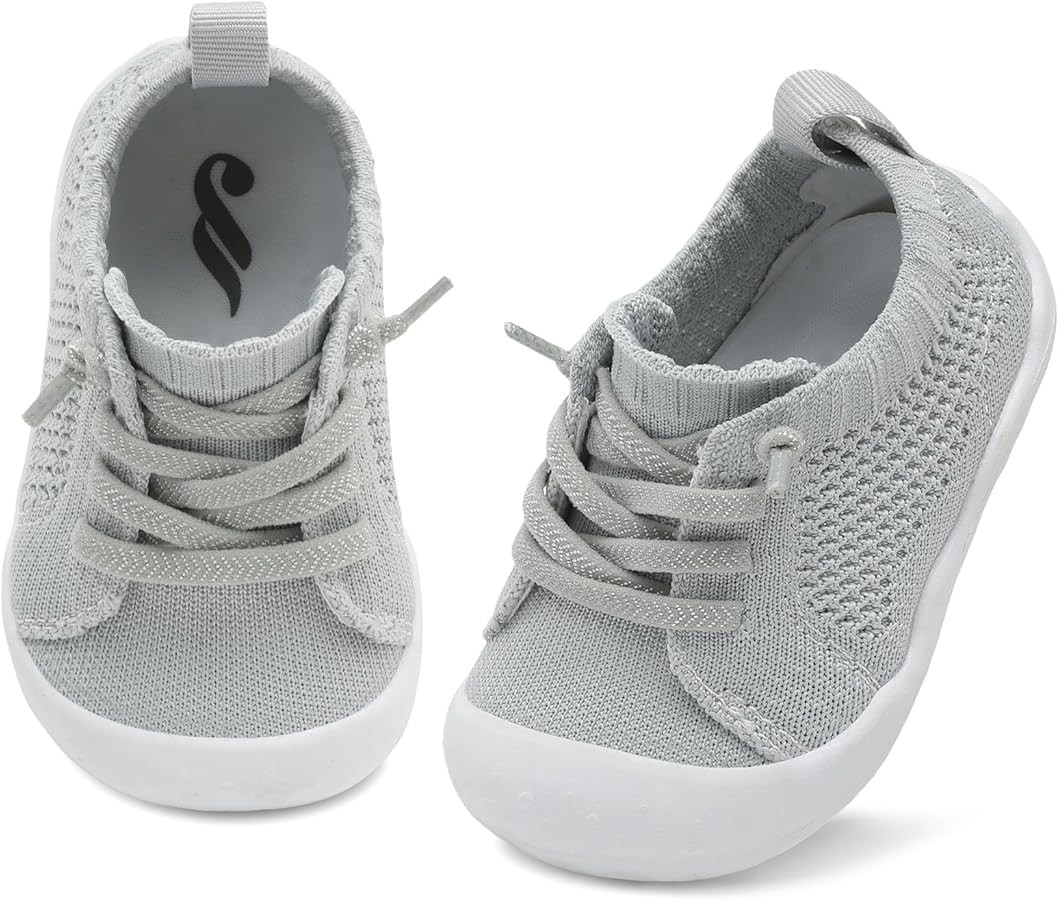 JIASUQI Baby Shoes for Toddler Boys Girls Sneakers Slip on Walking Shoes for Babies | Amazon (US)