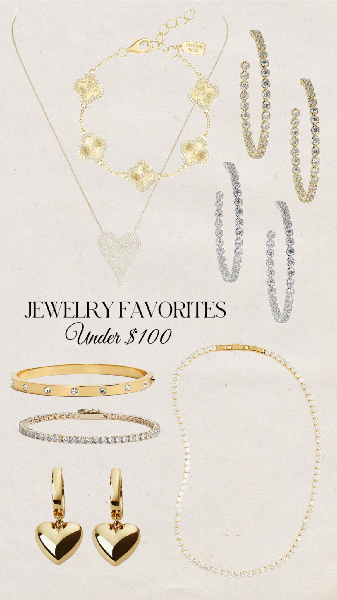 Jewelry favorites under $100