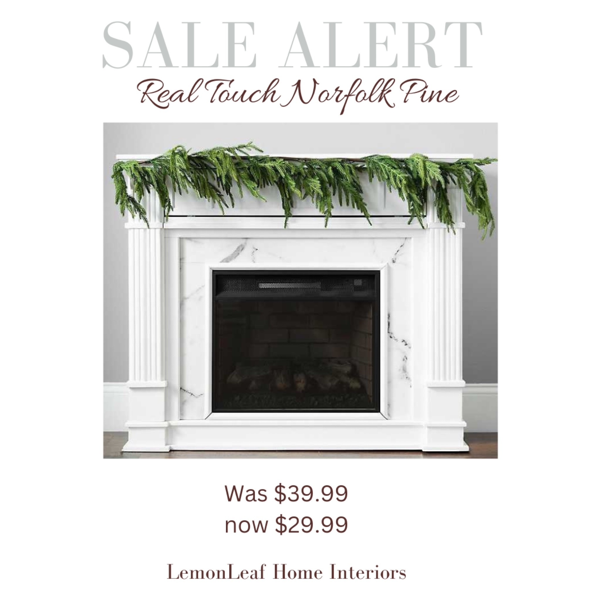 Still in stock and on sale! Real touch Norfolk pine garland at Kirkland’s! It won’t last long so hurry!



#LTKhome #LTKsalealert #LTKHoliday