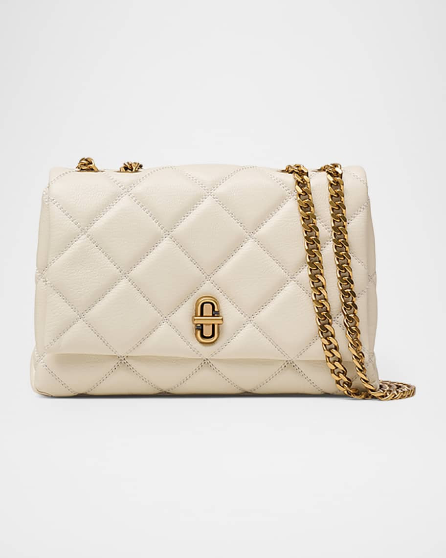 The Quilted Leather Slim Dual Convertible Shoulder Bag | Neiman Marcus