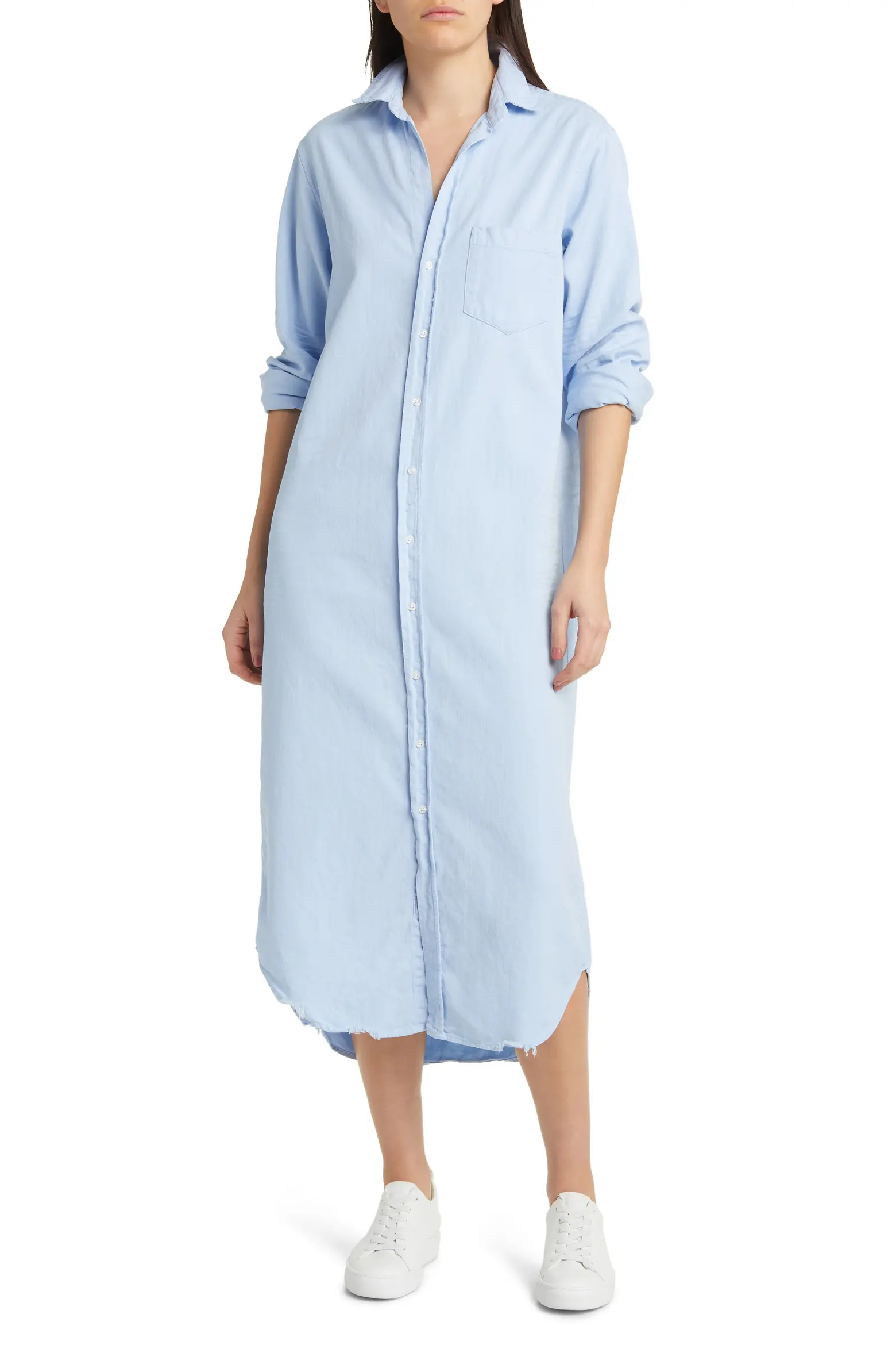 Rory Long Sleeve Denim Maxi Shirtdress (Women) | Nordstrom | Nordstrom