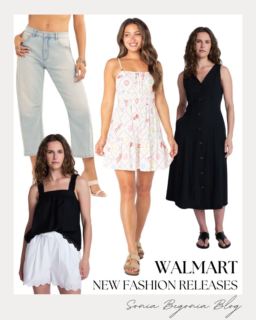 ☀️ I found the cutest new Walmart fashion arrivals for the sunny days ahead! This collection features a sweet patterned mini dress, everyday denim, eyelet shorts, and a classic black button-down midi dress that you can easily dress up or down.
Upgrade your seasonal style without breaking the bank.
#WalmartStyle #SummerOutfits #AffordableStyle #CasualLook #OOTDInspo #SummerDresses #BudgetFashion #LTKstyletip

#LTKootd #LTKSeasonal