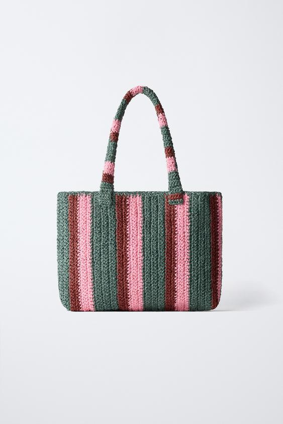 STRIPED TOTE BAG | Zara US