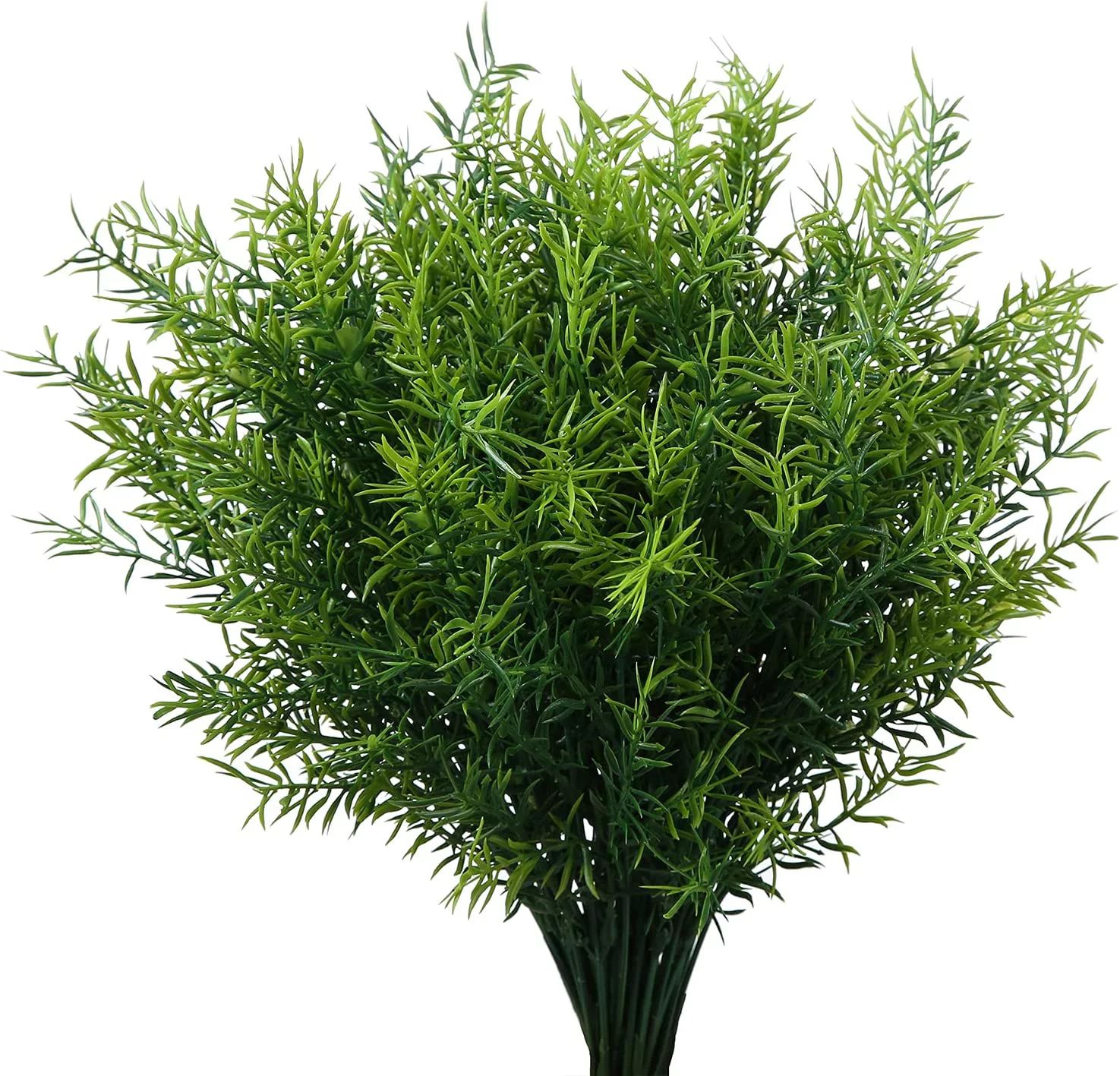 4 Pcs Artificial Snapdragon Fern Plants No Fade Faux Plastic Greenery Shrubs Outdoor for Vases Fa... | Walmart (US)
