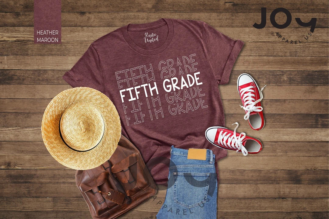 Fifth Grade Shirt, Retro School Shirt, Back to School Shirt, 5th Grade Shirt, Welcome to School, ... | Etsy (US)