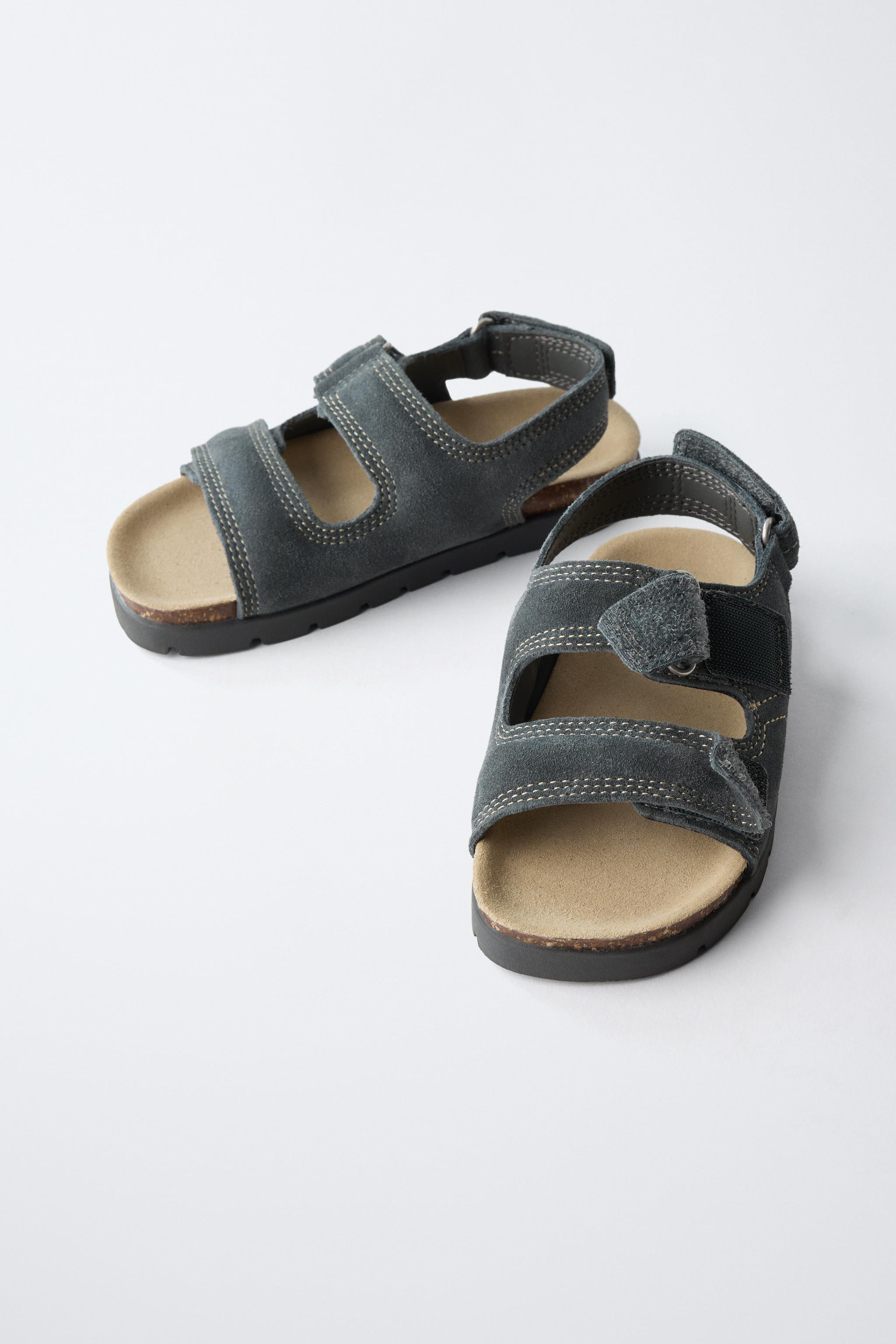 LEATHER SANDALS | Zara US