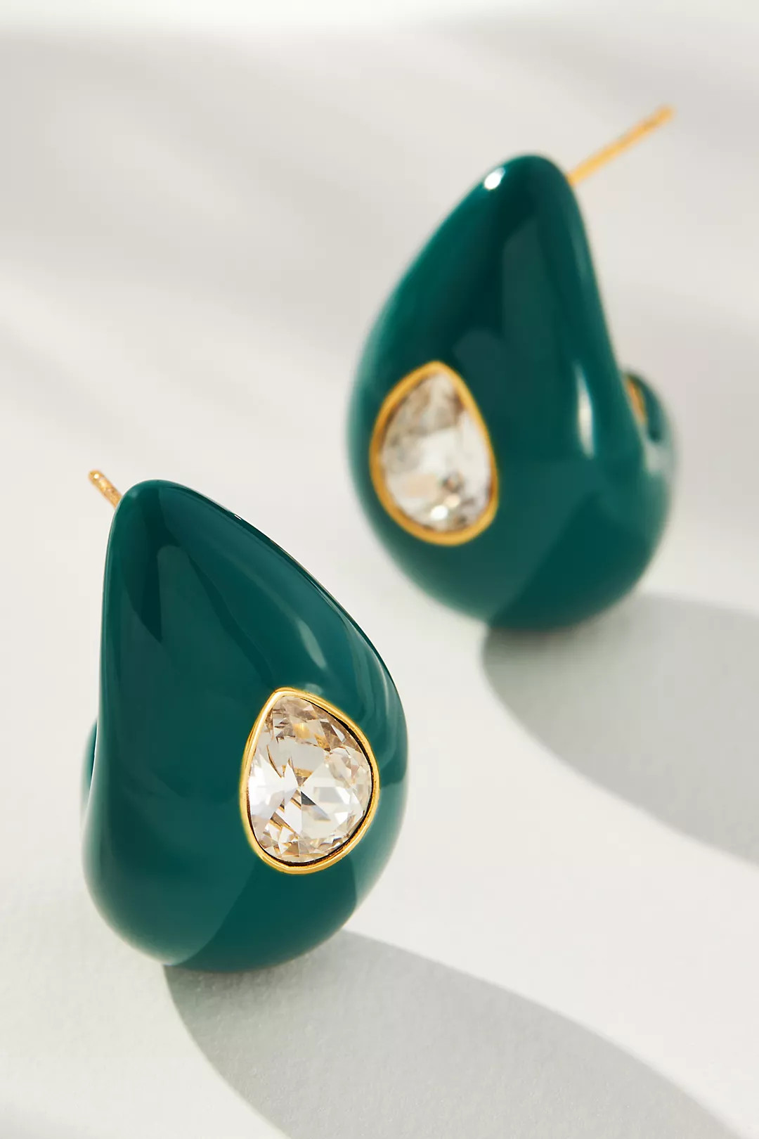 The Petra Enamel Drop Earrings | Anthropologie (US)