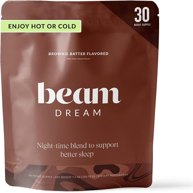 BEAM Dream Sleep Powder – Magnesium Sleep Aid for Adults with Melatonin, L-Theanine, Reishi Mus... | Amazon (US)