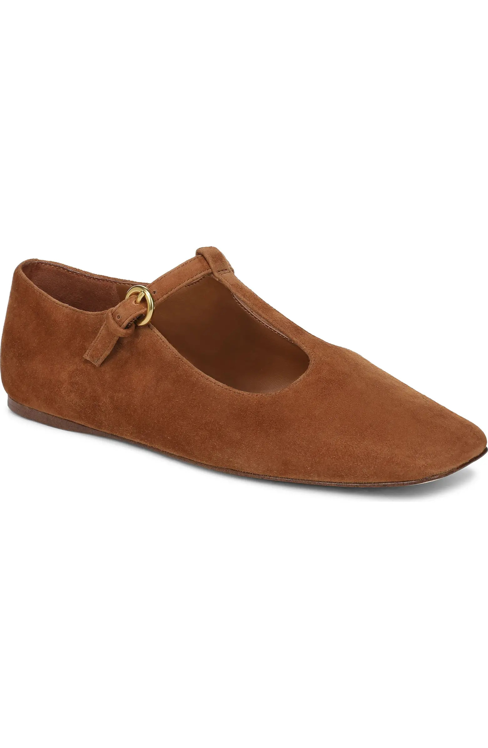 SARTO by Franco Sarto Flexa Astoria T-Strap Flat (Women) | Nordstrom | Nordstrom