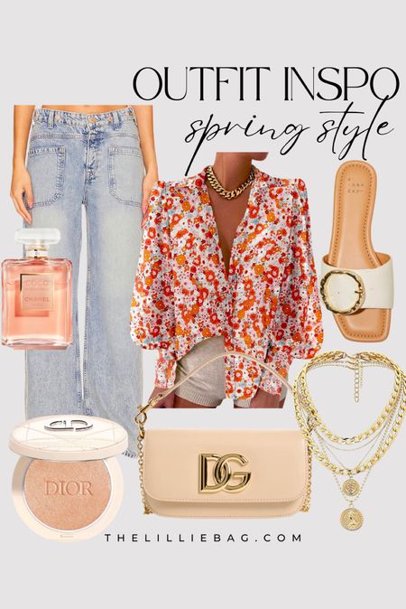 Spring style with one of my favorite blouses in a new pattern!
- Sandals are 30% off now using Target Circle

Spring outfit. Jeans. Denim. Sandals. Amazon finds. 

#LTKfindsunder50 #LTKSeasonal #LTKstyletip